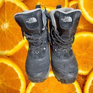 The North Face‎ Snow Boots Winter Heatseeker Insulated Black Mens Size 11